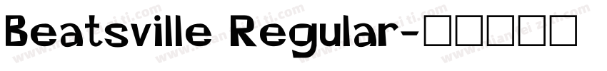 Beatsville Regular字体转换